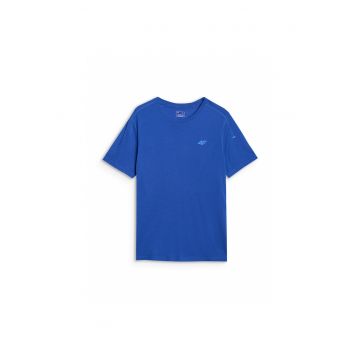 Tricou barbati  albastru - lana merinos - uscare rapida