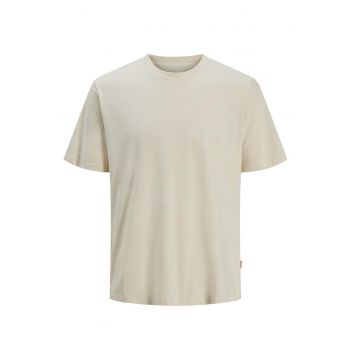Tricou barbati -  camasa cu maneca scurta - bej - bumbac