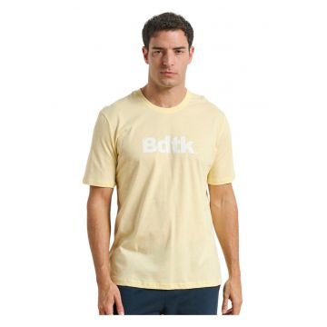 Tricou barbati  galben - bumbac - croiala regulata - decolteu rotund