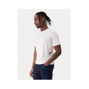 Tricou barbati - joop jeans - din bumbac - ecru - model simplu