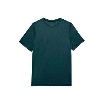 Tricou barbati  maneca scurta - verde - bumbac