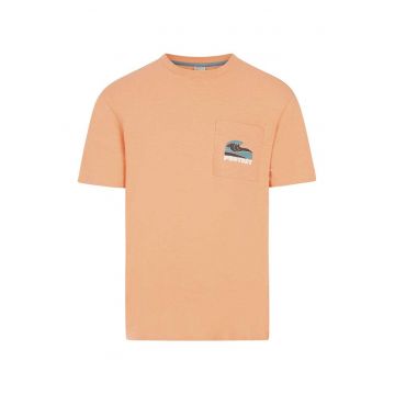 Tricou barbati  PRTJake - croiala lejera - decolteu rotund - bumbac - portocaliu
