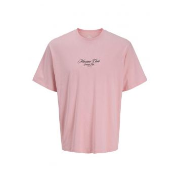 Tricou barbati -  roz - bumbac
