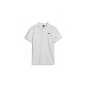 Tricou polo barbati  gri - bumbac