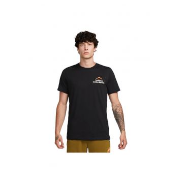 Tricou sport barbati  Dri-FIT - negru - bumbac/poliester - croiala standard -