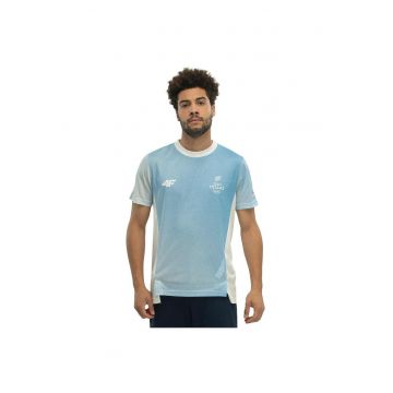 Tricou sport barbati  Jocurile Olimpice Paris 2024 - culorile echipei Hellas - maneca scurta - 100% poliester