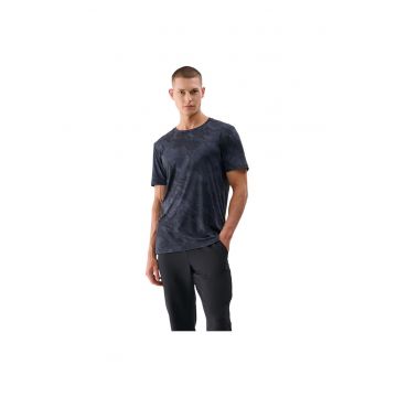 Tricou sportiv barbati  maneca scurta - uscare rapida - gri - poliester/elastan