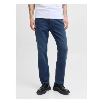 Blugi barbati CLARK - cu talie joasa si croiala Regular fit - Indigo - 34 - 30