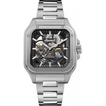 Ceasul de barbati  I14501 clasic - cu mecanism skeleton din otel