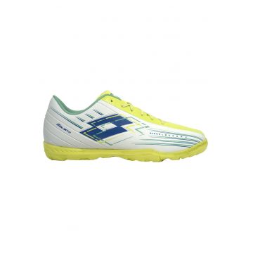 Ghete fotbal  Solista 700 VIII TF - alb-galben - sintetic - pentru gazon artificial si suprafete dure -