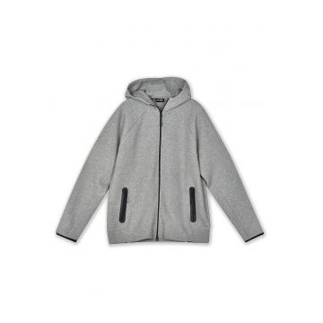 Hanorac barbat Bdtk - gluga - slim - gri - bumbac
