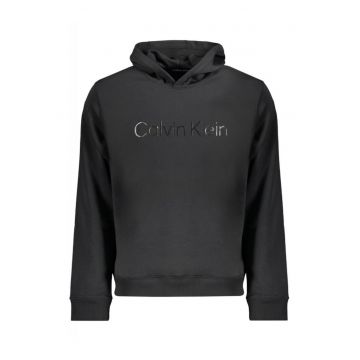 Hanorac barbati - cu imprimeu cu logo - Regular fit -  Negru -