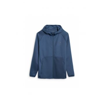 Hanorac  Barbati Fermoar Gluga -Denim