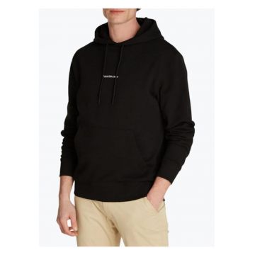 Hanorac barbati Grid Monogram J30J325639 - croiala Regular Fit - Negru - Negru