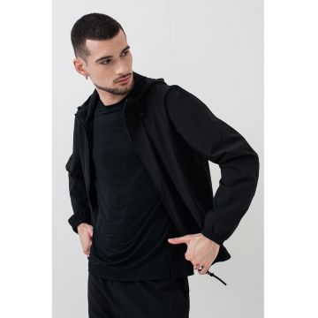 Jacheta cu gluga - pentru antrenament - Negru