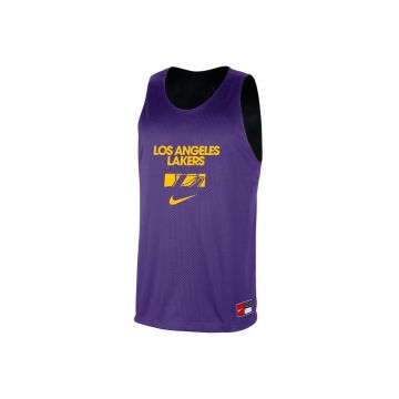 Maiou sport  Los Angeles Lakers - reversibil - respirabil - mov/negru - poliester