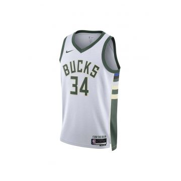 Maiou sport  Milwaukee Bucks - alb - poliester