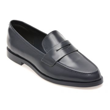 Mocasini eleganti ALDO bleumarin, ADALADAR 410, din piele naturala