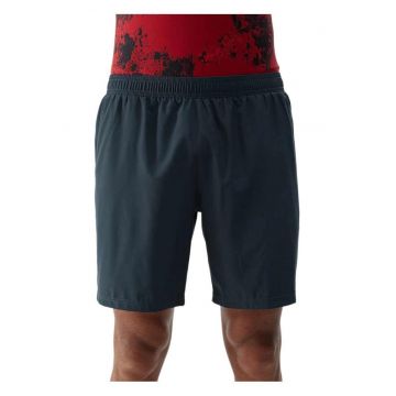 Pantaloni scurti  croiala regulata - talie elastica - poliester - Bleumarin