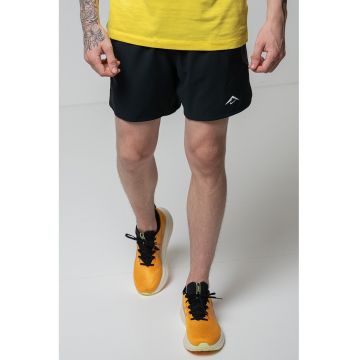 Pantaloni scurti cu Dri Fit pentru fitness - Negru/Gri inchis