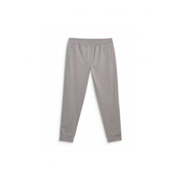 Pantaloni sport barbati  antrenament - gri - material respirabil