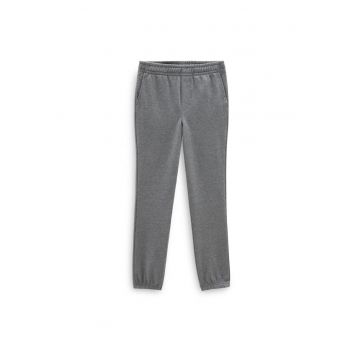 Pantaloni sport  talie elastica - buzunare laterale - bumbac - gri