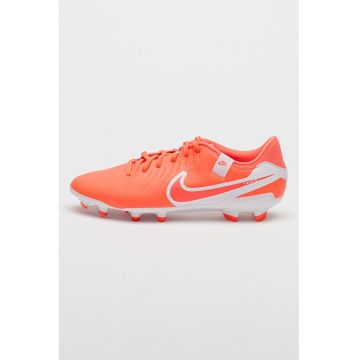 Pantofi Legend 10 Academy din piele ecologica pentru fotbal - Alb/Roz aprins
