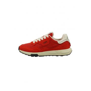 Pantofi sport cu insertii de piele intoarsa Youtron - Rosu