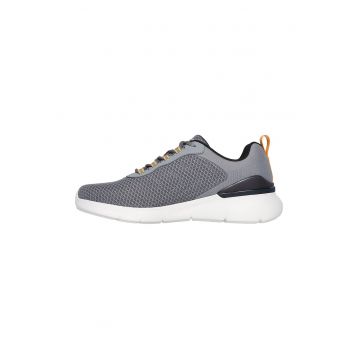 Pantofi sport de palsa cu garnituri sintetice Skech-Air Dynamight - Gri carbune
