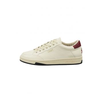 Pantofi sport din piele cu detalii logo Prepus - Crem