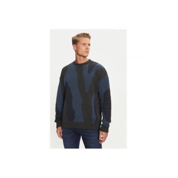 Pulover barbati -  304464546 - Poliester/Bumbac - Albastru - Albastru