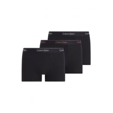 Set de boxeri din amestec de bumbac - 3 perechi - Negru