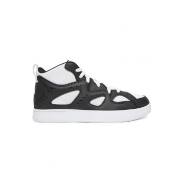 Tenisi unisex -  sintetic - negru/alb -