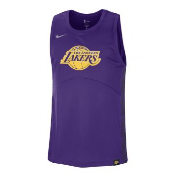 Top cu Dri-fit pentru baschet Lakers - Galben/Violet