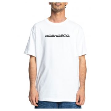 Tricou barbati  alb - bumbac - imprimeuri pe piept si spate - Alb