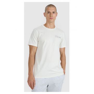 Tricou Barbati  Bumbac - Alb Ecru - Alb ecru