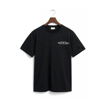 Tricou barbati -  Bumbac - Negru