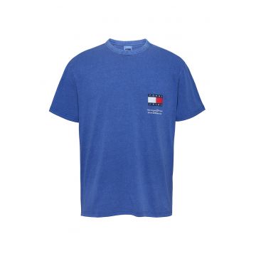 Tricou regular fit cu imprimeu - Albastru indigo