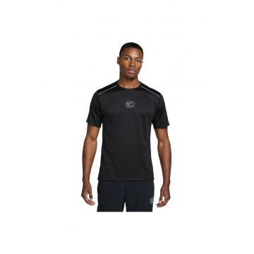 Tricou sport barbatesc  croiala lejera - negru - poliester