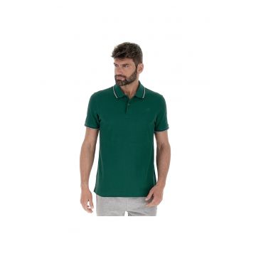Tricou sport barbati  Polo Classica I - verde - bumbac - maneca scurta - croiala perfecta