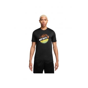 Tricou sport  Dri-FIT - negru - poliester