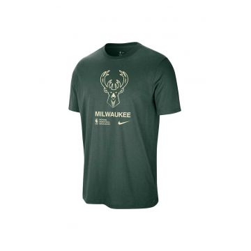 Tricou sport  Milwaukee Bucks - verde - bumbac