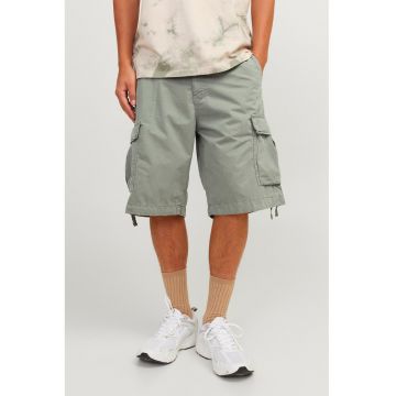 Bermude cargo relaxed fit - Verde deschis