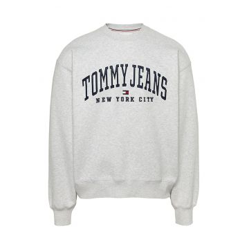 Bluza de trening cu imprimeu logo - Gri deschis