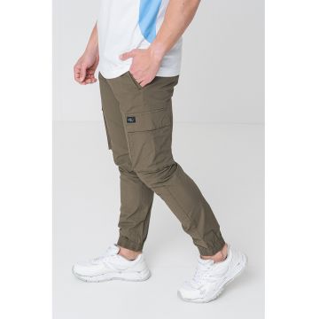 Pantaloni cargo conici - Kaki