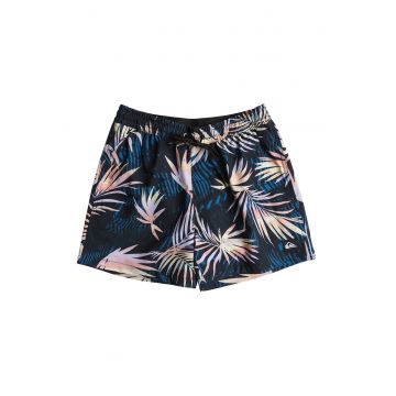 Pantaloni scurti de baie cu imprimeu Surfsilk - Negru/Roz