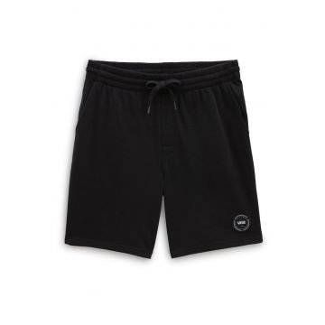 Pantaloni scurti  Orbiter - talie elastica - negru - bumbac/poliester