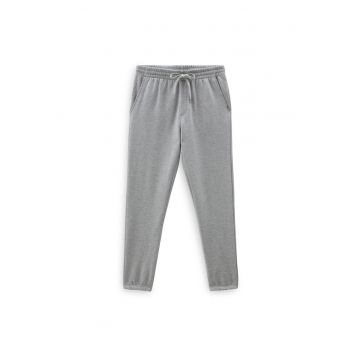 Pantaloni sport  Trecker -talie elastica - cu imprimeu - bumbac/poliester - gri -