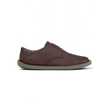 Pantofi casual de piele Wagon 20609 - Maro
