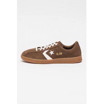 Pantofi sport low-cut din piele intoarsa Classic - Maro deschis